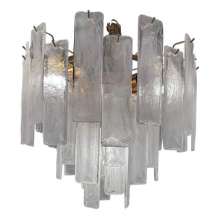 Veneered-White Listelli Alabastro Chandelier by Simoeng For Sale