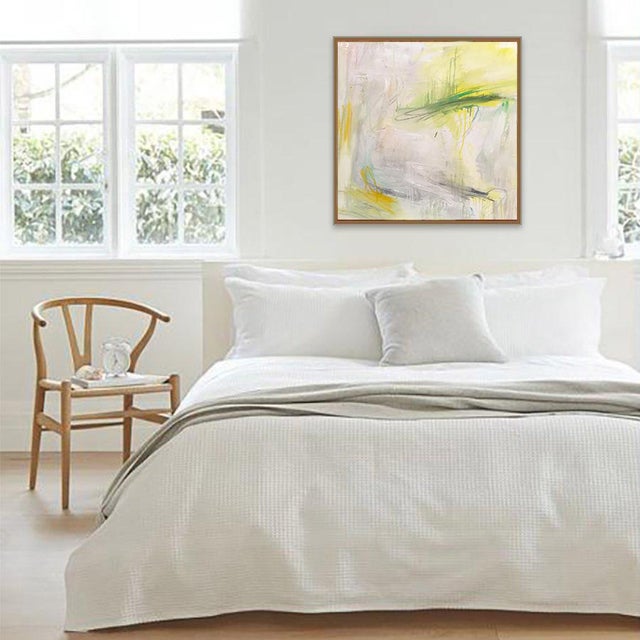 "Morning Sun" by Trixie Pitts Abstract Oil Painting For Sale - Image 9 of 11