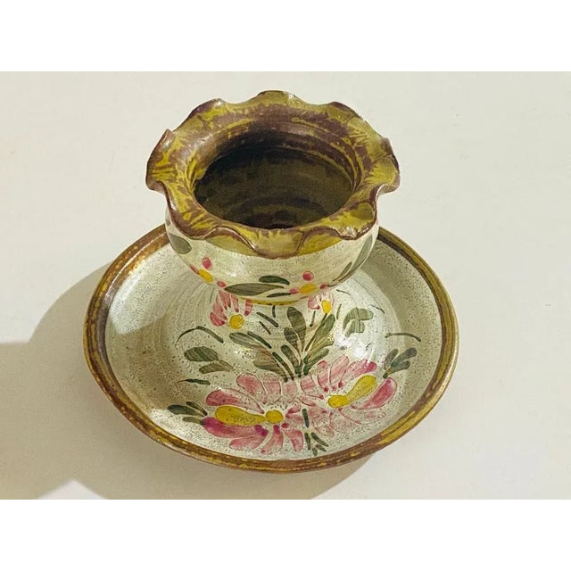 Ceramic Candleholder by Kerluc, France, 1960s For Sale - Image 6 of 11