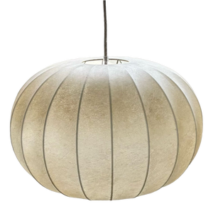 Mid-Century Modern Cocoon Pendant Lamp by Friedel Wauer for Goldkant Leuchten, 1960s