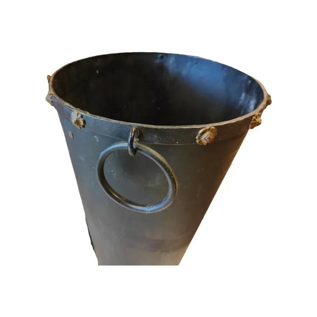 Metal Wrought Iron Umbrella Stand, 1930s For Sale - Image 7 of 9