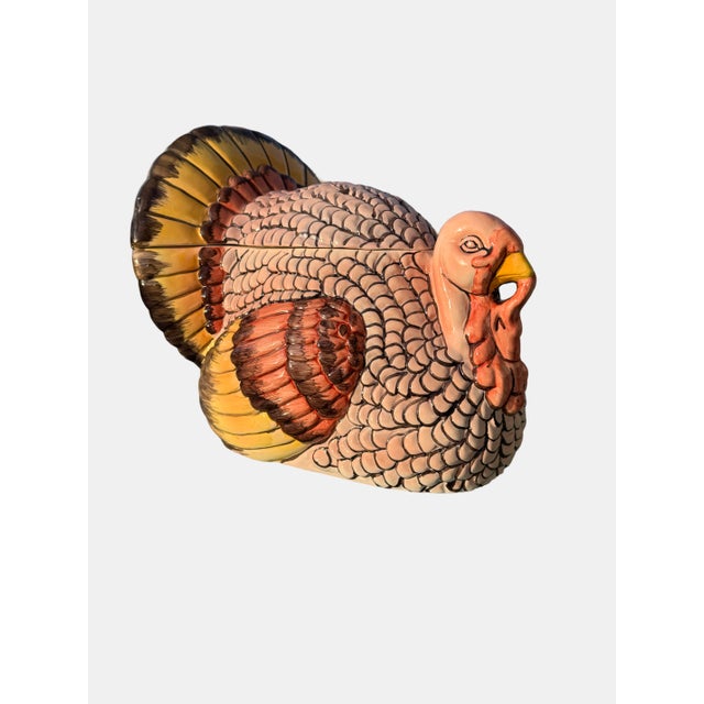 Traditional Fritz and Floyd Turkey Tureen With Ladle. For Sale - Image 3 of 5