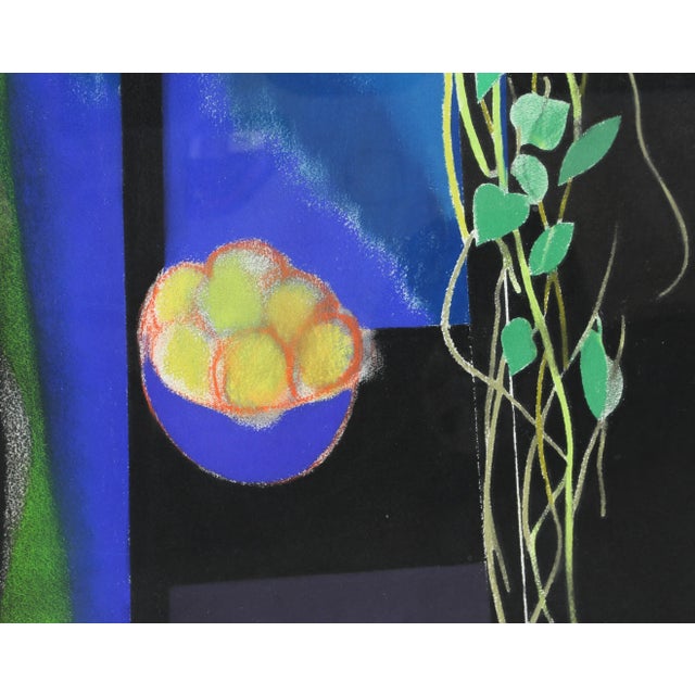 Contemporary Walter Bachinski Still Life, large Vertical Drawing by Walter Bachinksi 1998 For Sale - Image 3 of 4