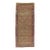 Antique Heriz Northwest Persian Runner, Handmade Rug Light Blue, Taupe, Rust Red For Sale