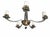 Modern Donghia Stellare Smoked Murano Glass 5 Arm Chandelier For Sale - Image 3 of 6