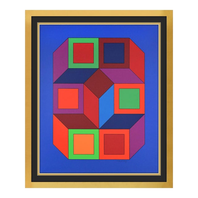 Mid 20th Century XICO 4, Victor Vasarely For Sale