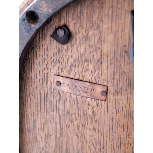 Antique Gunlock Banker's Swivel Desk Chair For Sale - Image 16 of 17