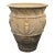 Vintage Italian Neoclassical Style Terracotta Garden Planter With Caryatid Reliefs For Sale