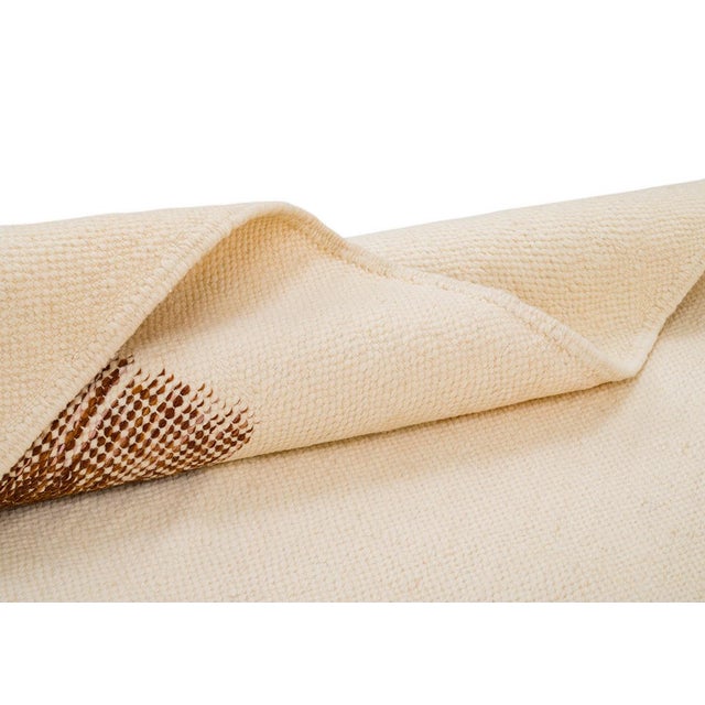 Moroccan Flatweave Wool Rug by Azele Studio For Sale - Image 9 of 10