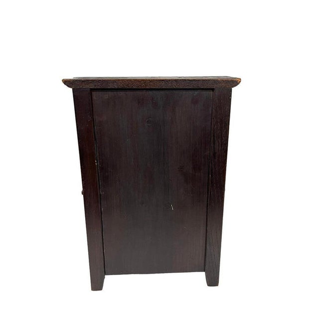 Black French Miniature Breton Doll Furniture, 1890s, Set of 3 For Sale - Image 8 of 18