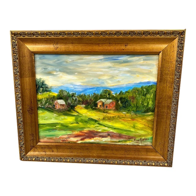 Original Art Oil on Canvas Landscape For Sale