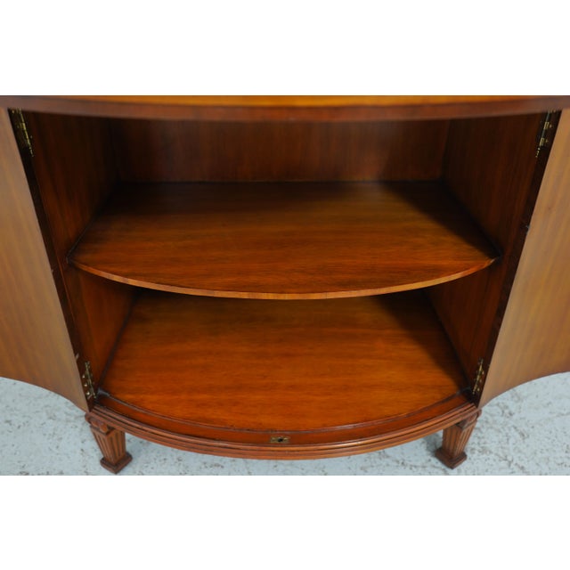 1990s Maitland Smith Satinwood Paint Decorated Server For Sale - Image 5 of 12