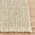 Contemporary Chunky Loop Ivory Rug - 2 X 3 For Sale - Image 3 of 4