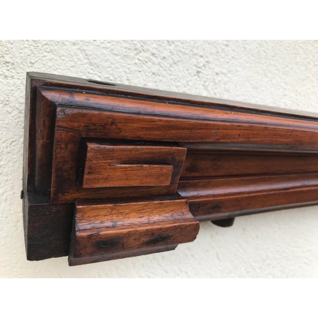 Historic Walnut Pediment For Sale - Image 13 of 18