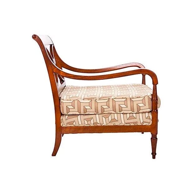 French Vintage 1940s French Maison Jansen Fauteuils -Pair For Sale - Image 3 of 4