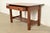 Stickley Brothers Antique Mission Oak Arts & Crafts Desk or Library Table, Newly Refinished For Sale In South Bend - Image 6 of 13