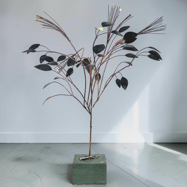 Mixed media sculpture by the infamous duo Curtis Jere. A staple design company from the mid-century modern era. This piece...