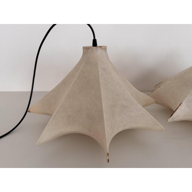 Italian Cocoon Pendants, 1960s, Set of 2 For Sale - Image 16 of 18