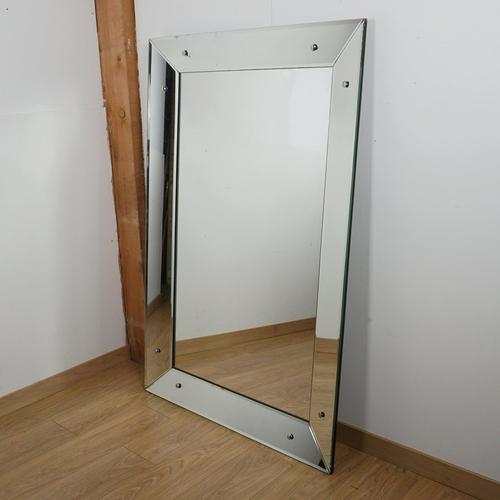 1950s Mid-Century Italian Mirror, 1950s For Sale - Image 5 of 5