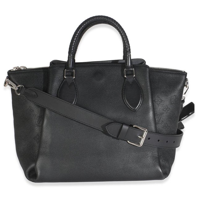 Louis Vuitton Black Monogram Mahina Haumea Bag For Sale - Image 4 of 8