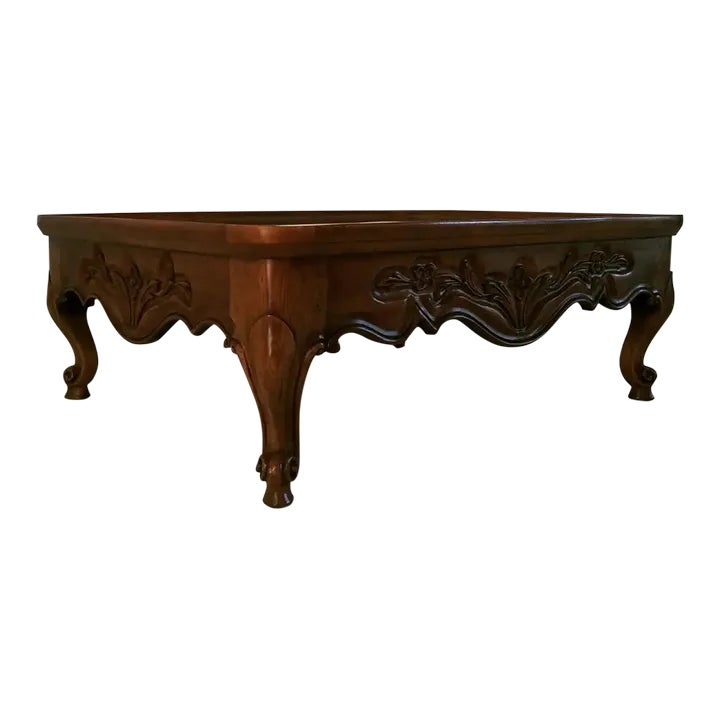 1970s Vintage Walnut Coffee Table by Karges | Chairish