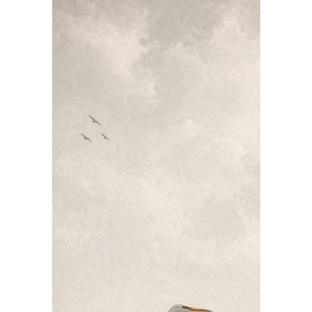 Not Yet Made - Made To Order Egret Coastal Scene, Minimalist Beach Wall Art Print, 24″ × 36″ For Sale - Image 5 of 9