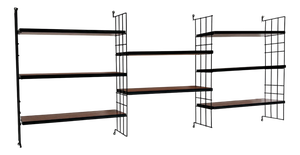 Modular Shelving System, 1960s, Set of 12