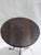 Industrial Ethan Allen Finland Burnt Umber Round Accent Table For Sale - Image 3 of 7