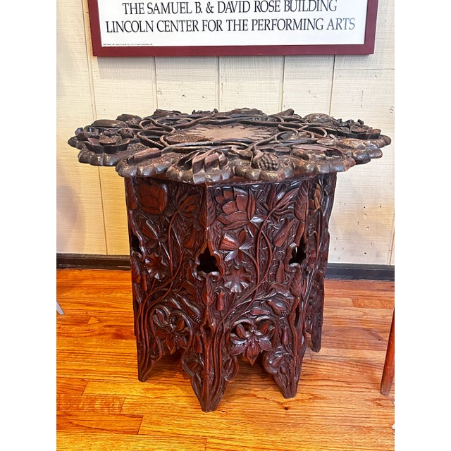 Early 20th Century Monumental Carved Chinese Art Nouveau Table For Sale - Image 12 of 12