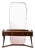 Italian Dressing Table with Wooden Mirror, 1960s For Sale