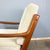 Beige Senator Chair in Teak and Velour Velvet by Ole Wanscher for France and Søn, 1960s For Sale - Image 8 of 13