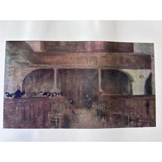 1900 - 1909 After James McNeill Whistler, the Cure's Little Class. 1904 Antique Chromolithograph. Signed in Plate. For Sale - Image 5 of 6