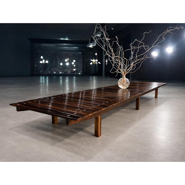 Mucki Bench in Rosewood, Sergio Rodrigues, 1958 For Sale - Image 11 of 17