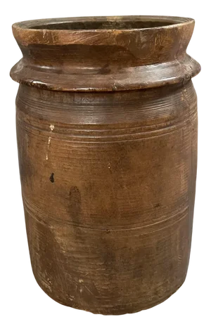 Wood Himachal Pot, 1950s