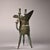 Bronze Jue Ritual Wine Vessel - 9.8" Tall For Sale - Image 4 of 10