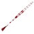 Art Nouveau Red Glass and Gilded Metal Tassel Necklace, 1890s For Sale - Image 4 of 8