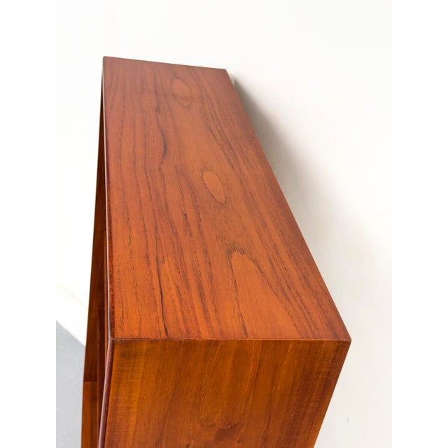 Wood Danish Teak Bookcase by Børge Mogensen for Søborg, 1960s For Sale - Image 7 of 18