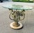 1960's Vintage Italian Hollywood Regency Tole Flowers Table For Sale In Miami - Image 6 of 7