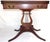 Late 1930s Vintage Lexington Chair Company Mahogany Veneer Lyre Flip-Top Game Table For Sale - Image 4 of 18