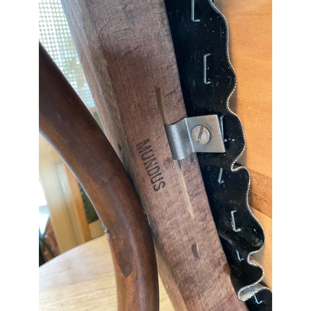 Vintage Mundus Steam Bentwood Captain's Dining Chairs - A Pair For Sale - Image 16 of 16