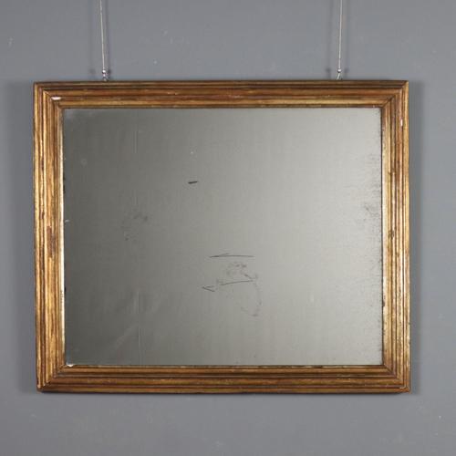 Antique Italian Mirror in Lacquered Gilded Wood For Sale - Image 10 of 10