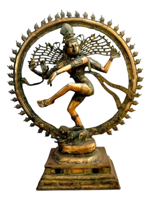 Indian Artist, Shiva Nataraja Statue, Brass