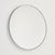 Silver Vintage Round Wall Mirror, 1970s For Sale - Image 8 of 8