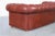 Vintage Tufted Leather Chesterfield Loveseat For Sale - Image 9 of 10