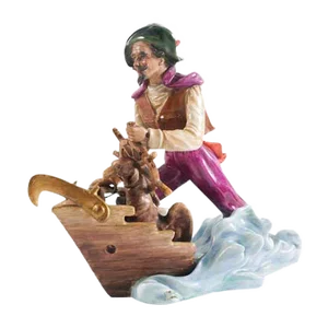 Ceramic Pirate Sculpture by Arturo Pannunzio for V.B.C.M, 1930s