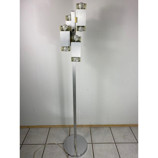 Space Age Murano Glass Floor Lamp by Gaetano Sciolari for Stilkronen, 1970s For Sale - Image 10 of 10