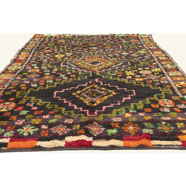 Tribal Vintage Beni M'Guild Moroccan Rug, 05'07 X 09'10 For Sale - Image 3 of 10