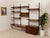 Burnt Umber Mid 20th Century Danish Modern Walnut Wall Unit For Sale - Image 8 of 8