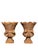 Coastal Pair Woven Rattan/Wicker Urns With Bows For Sale - Image 3 of 14