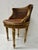 Louis XVI Style Armchair in Wood and Gilded Stucco For Sale - Image 15 of 18